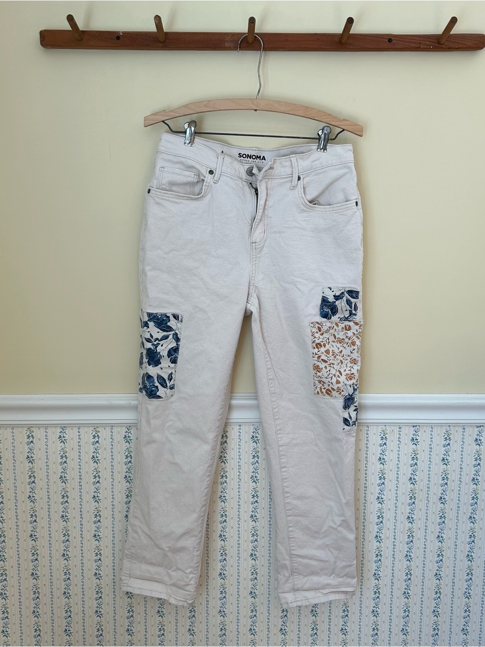 Sonoma Patchwork Cropped Jeans